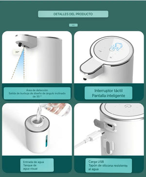 Dispensador de jabón inteligente para baño o cocina